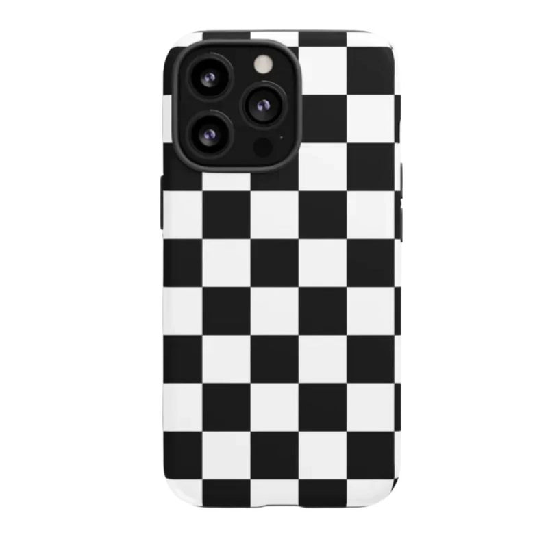 iPhone MagSafe Schutzhülle | "black & white tile"