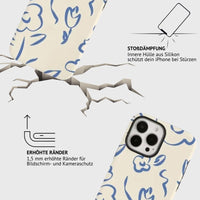 iPhone MagSafe Schutzhülle | "blue-blossom"