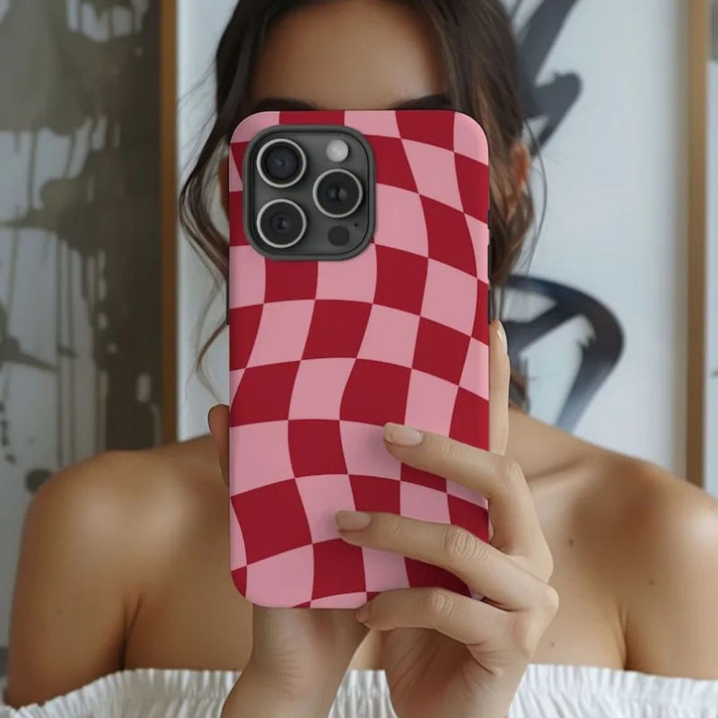 iPhone  MagSafe Schutzhülle | "red-checkered"