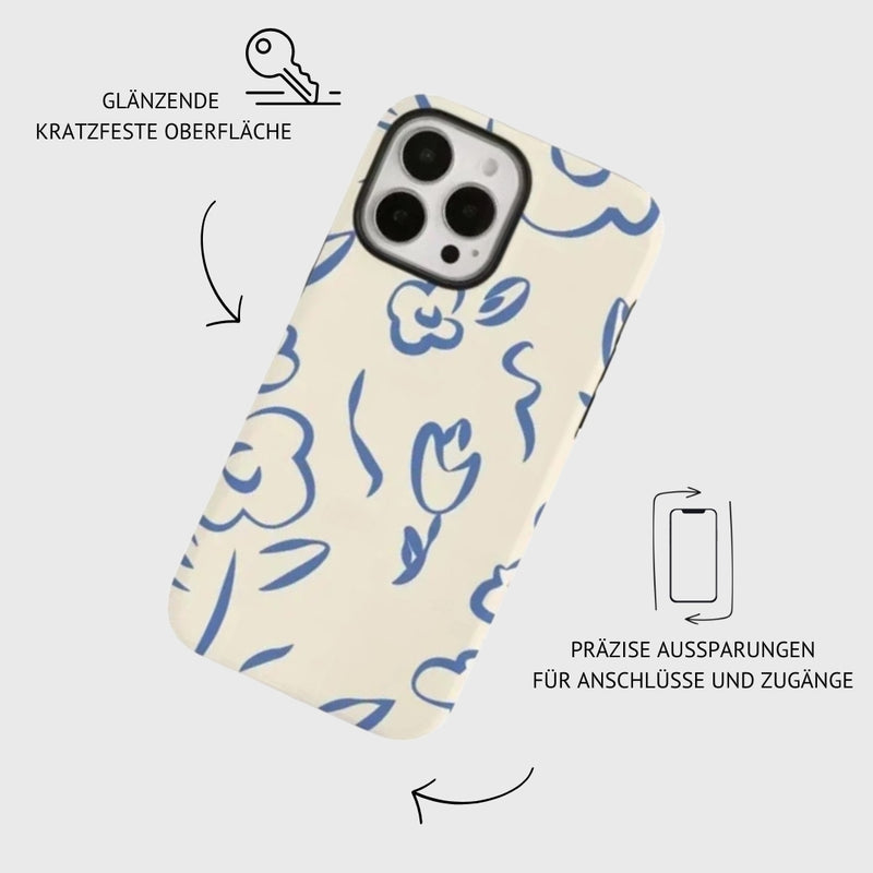 iPhone MagSafe Schutzhülle | "blue-blossom"