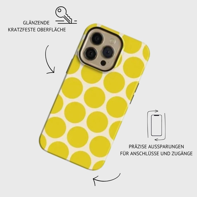 iPhone MagSafe Schutzhülle | "yellow-circle"
