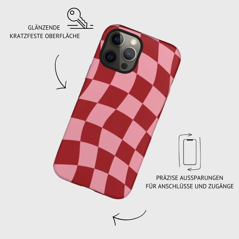 iPhone  MagSafe Schutzhülle | "red-checkered"
