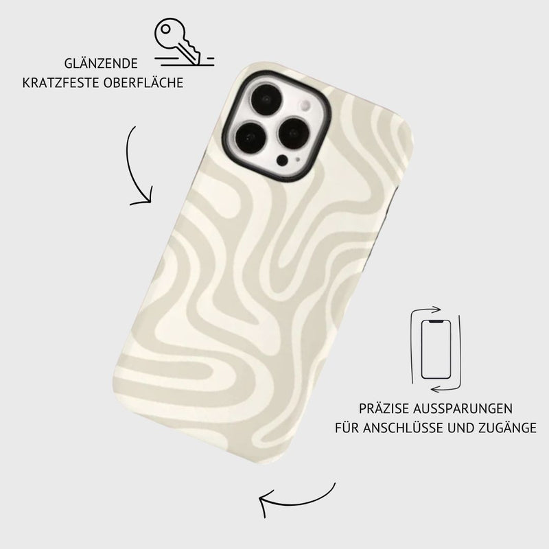iPhone MagSafe Schutzhülle | "creme-wave"