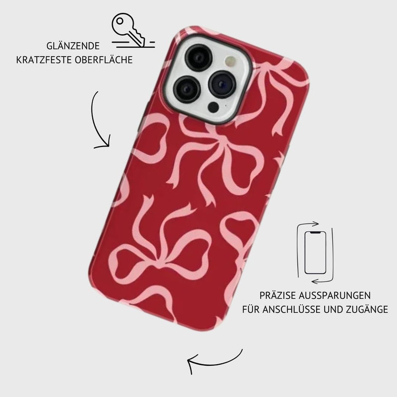 iPhone MagSafe Schutzhülle | "red-ribbon"