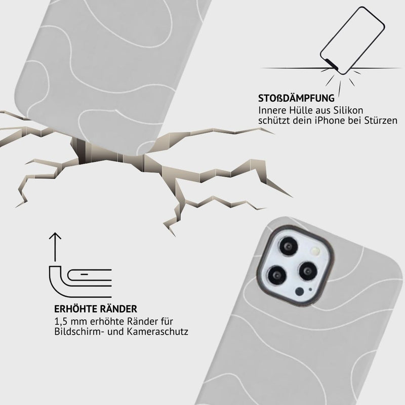 iPhone MagSafe Schutzhülle | "gray-line"