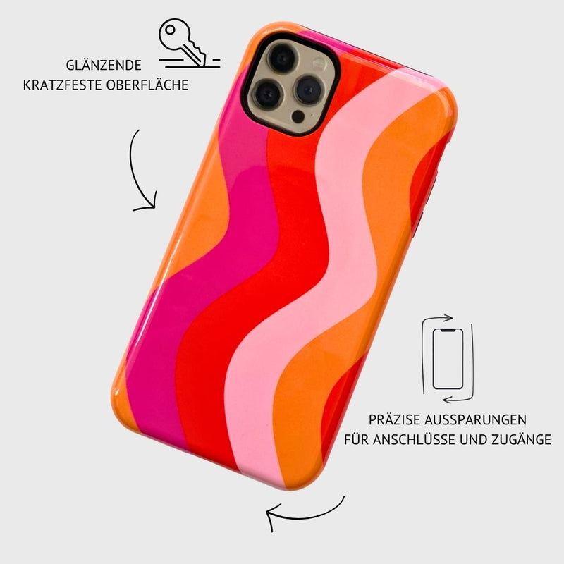 iPhone MagSafe Schutzhülle | "neon-surf"