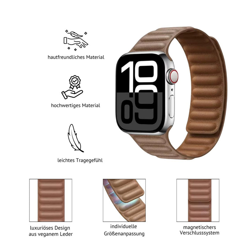 Apple Watch Lederarmband| "hello"
