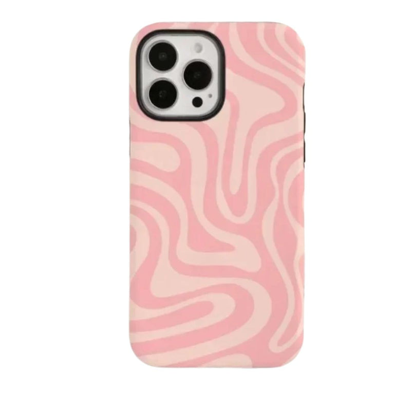 iPhone MagSafe Schutzhülle | "pink-wave"