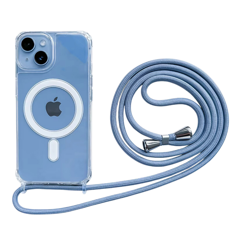 iPhone MagSafe-Umhängehülle | "clear"